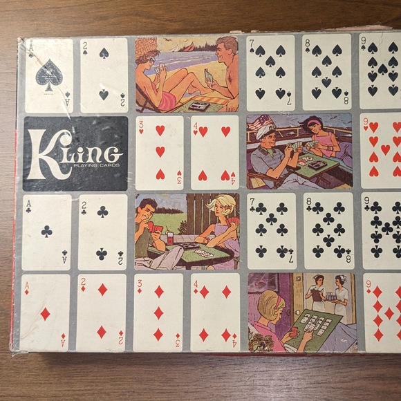 Vintage Kling Magnetic Playing Cards & Board - Picture 2 of 12